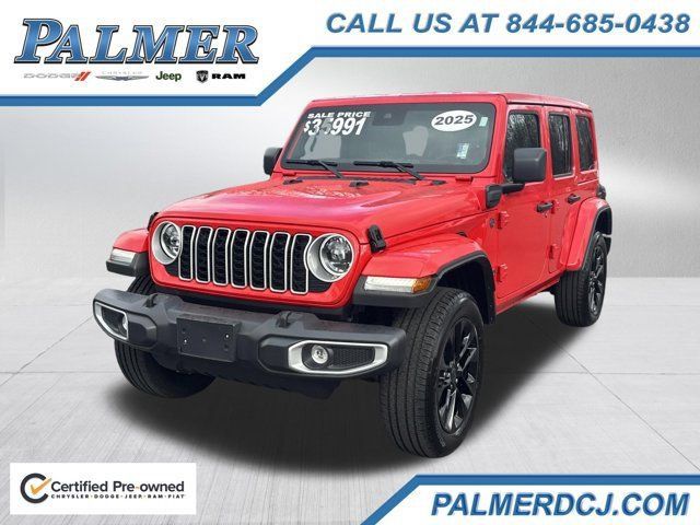 Certified 2025 Jeep Wrangler Unlimited Sahara w/ Safety Group AWD/4WD image 1