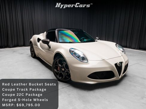 Used 2015 Alfa Romeo 4C Coupe w/ Leather Interior Group image 1