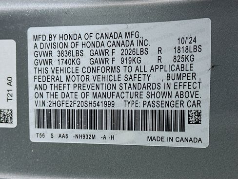 Used 2025 Honda Civic LX image 12