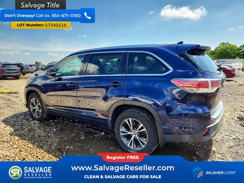 Used 2016 Toyota Highlander XLE w/ Protection Package #3 AWD/4WD image 3