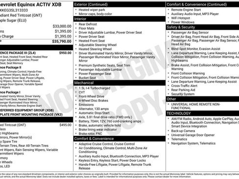 New 2025 Chevrolet Equinox ACTIV w/ Convenience Package III image 18