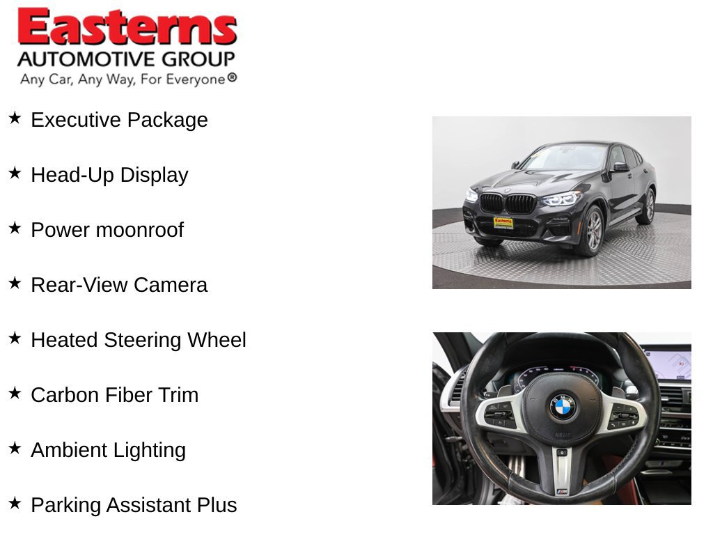 Used 2021 BMW X4 M40i w/ Executive Package AWD/4WD image 12