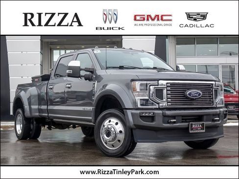 Used 2022 Ford F450 Platinum w/ Snow Plow Prep Package image 1