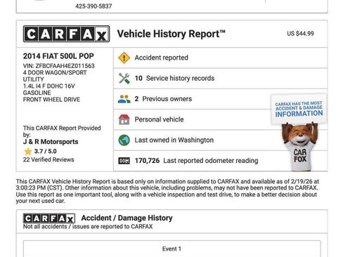 Used 2014 FIAT 500L Pop image 26