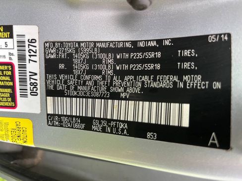 Used 2014 Toyota Sienna XLE w/ Entertainment Package AWD/4WD image 18