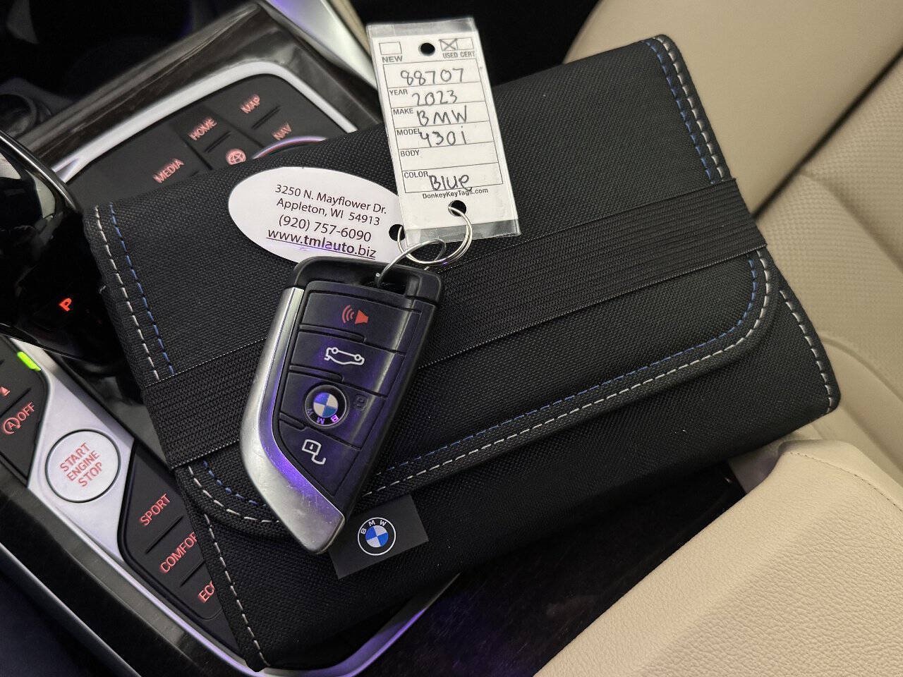 Used 2023 BMW 430i Convertible w/ M Sport Package RWD image 37