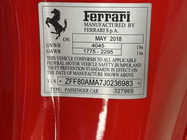 Used 2018 Ferrari 488 Spider RWD image 34