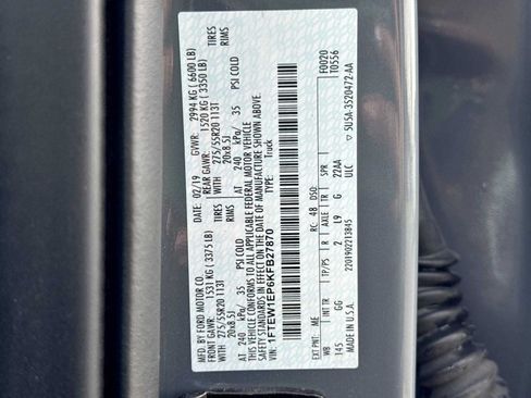 Used 2019 Ford F150 XL w/ Equipment Group 101A Mid AWD/4WD image 34