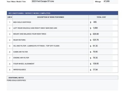 Used 2023 Ford Escape ST-Line w/ Tech Pack #1 AWD/4WD image 1
