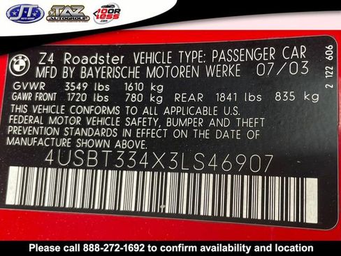 Used 2003 BMW Z4 2.5i image 16
