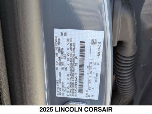 New 2025 Lincoln Corsair Grand Touring w/ Equipment Group 301A image 15