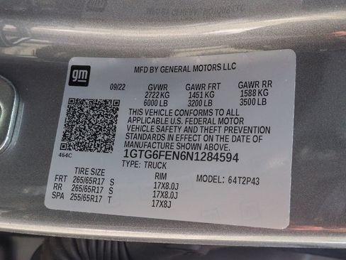 Certified 2022 GMC Canyon AT4 w/ Trailering Package AWD/4WD image 30