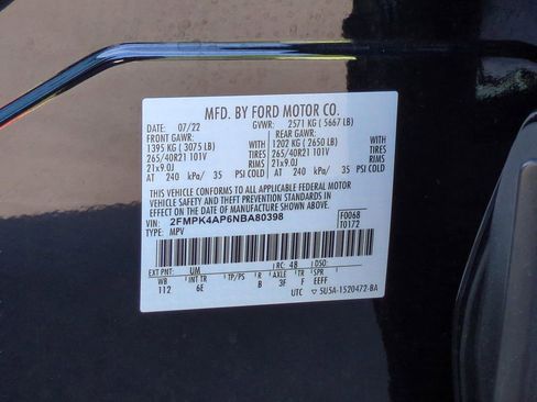 Used 2022 Ford Edge ST w/ Equipment Group 401A AWD/4WD image 26