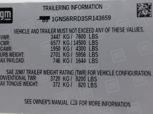 Used 2025 Chevrolet Tahoe RST w/ Comfort Package AWD/4WD image 54