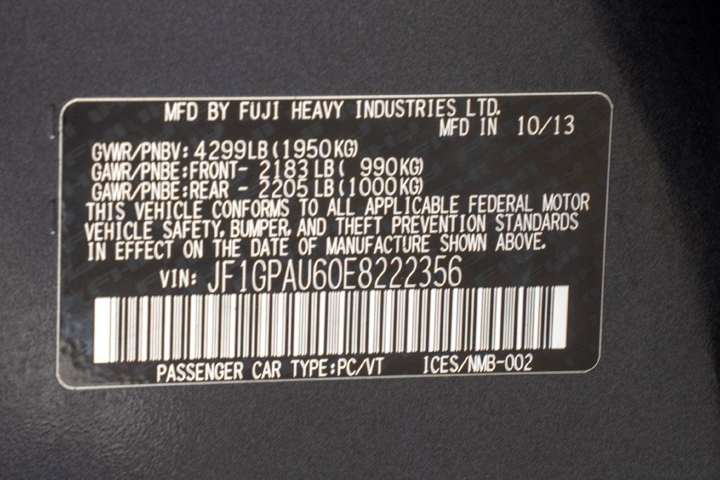 Used 2014 Subaru Impreza 2.0i Sport Limited w/ Popular Package #1 AWD/4WD image 22