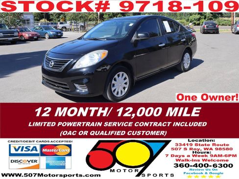 Used 2012 Nissan Versa SV w/ Convenience Pkg FWD image 2