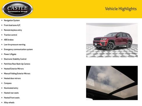 New 2026 Jeep Grand Cherokee Limited w/ Limited Altitude Package image 3