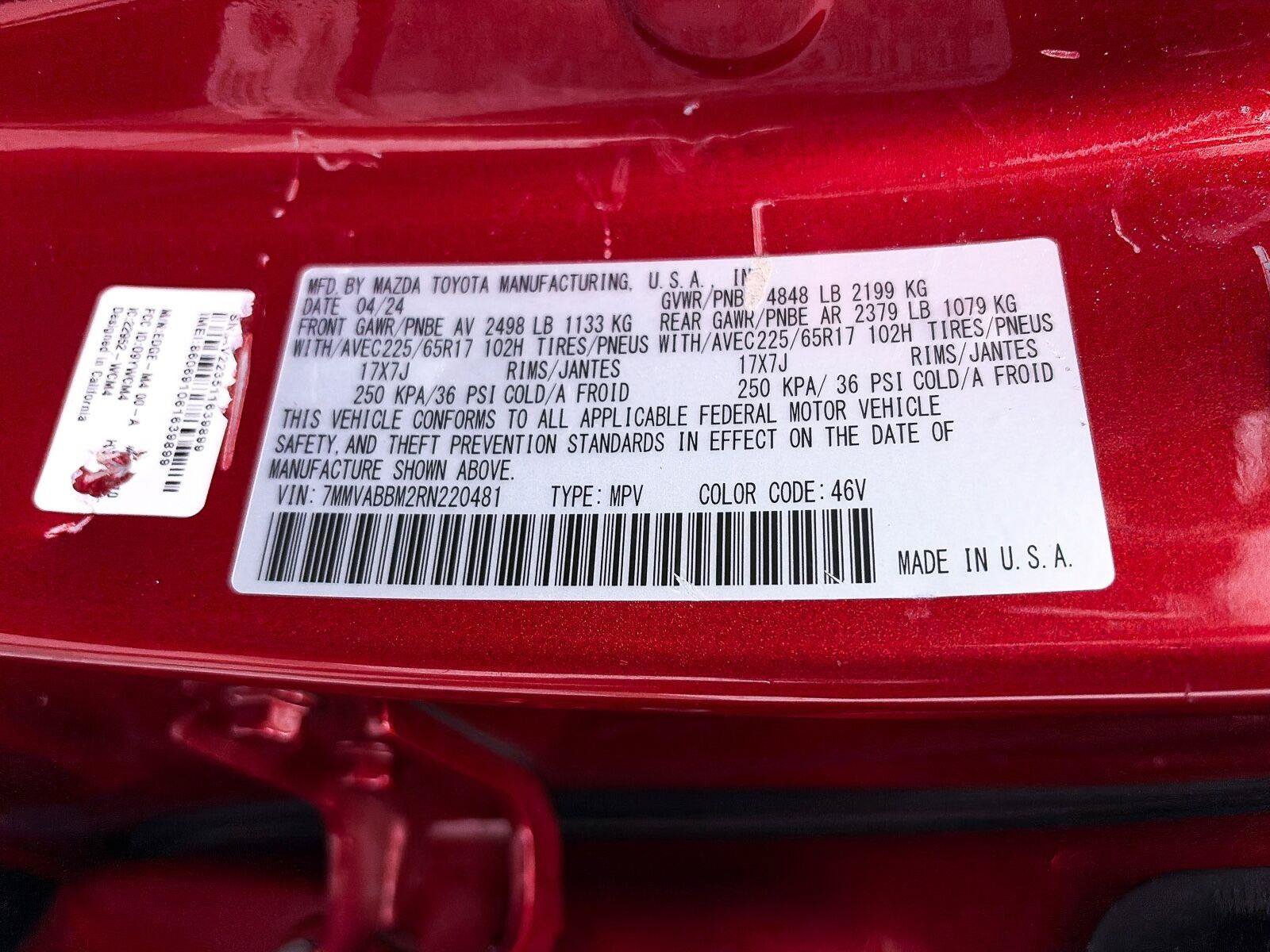 Used 2024 MAZDA CX-50 AWD 2.5 S w/ Cargo Package image 36