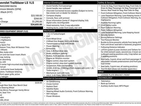 Certified 2024 Chevrolet TrailBlazer LS image 26