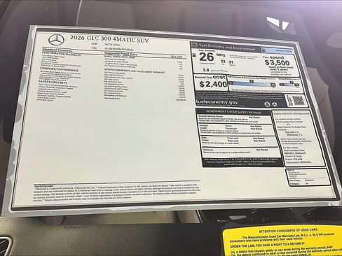 New 2026 Mercedes-Benz GLC 300 4MATIC image 18