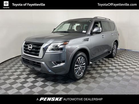 Used 2023 Nissan Armada SL w/ Captain's Chairs Package image 1