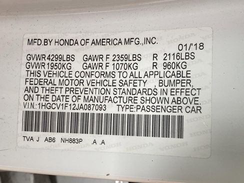 Used 2018 Honda Accord LX image 26