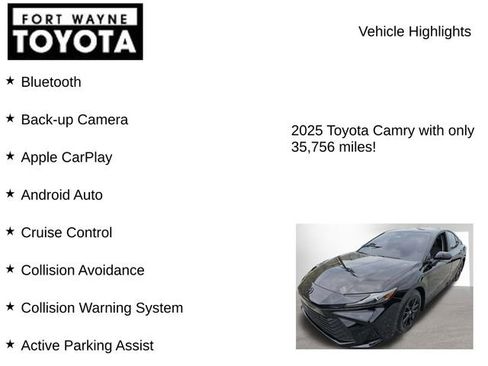 Used 2025 Toyota Camry LE FWD image 7