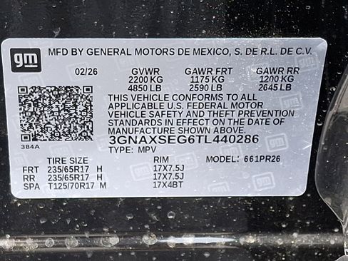 New 2026 Chevrolet Equinox ACTIV w/ Convenience Package III AWD/4WD image 10