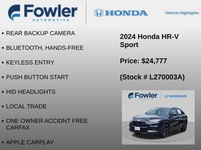 Used 2024 Honda HR-V Sport