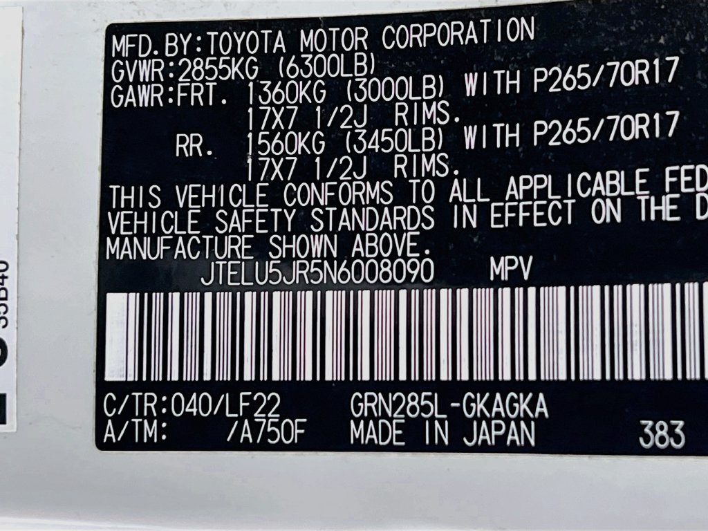 Certified 2022 Toyota 4Runner TRD Pro AWD/4WD image 27