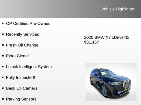 Used 2020 BMW X7 xDrive40i w/ Premium Package image 4