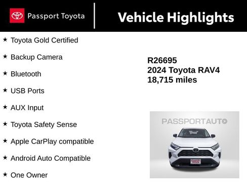 Certified 2024 Toyota RAV4 LE image 14