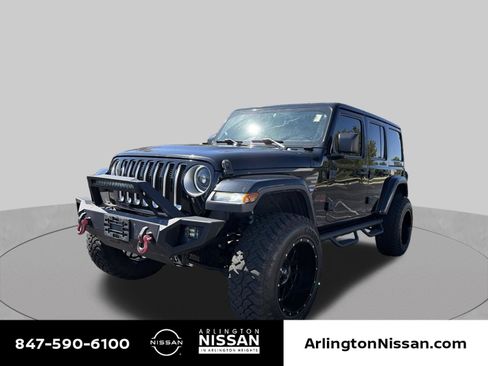 Used 2020 Jeep Wrangler Unlimited Sahara w/ Uconnect 4C Nav & Sound Group AWD/4WD image 1