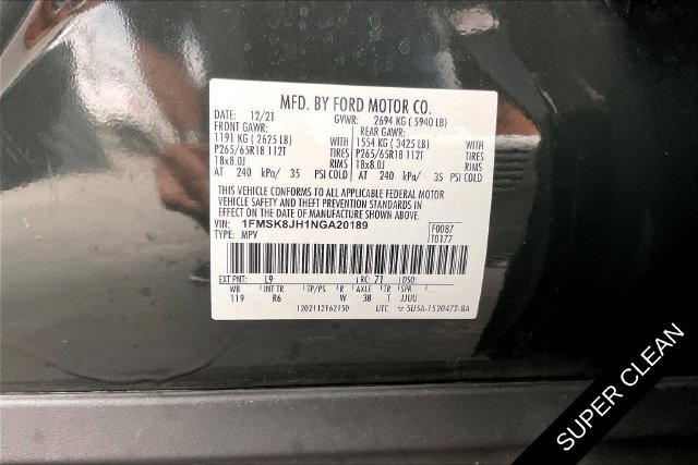 Used 2022 Ford Explorer Timberline AWD/4WD image 32