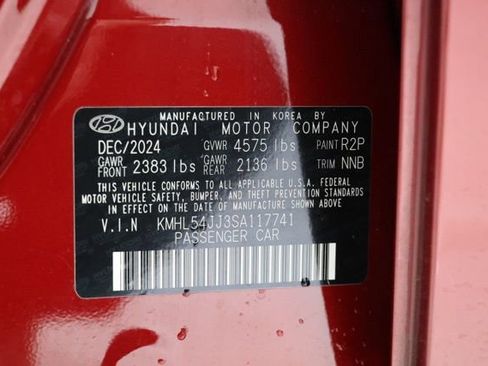 Certified 2025 Hyundai Sonata Limited FWD image 34