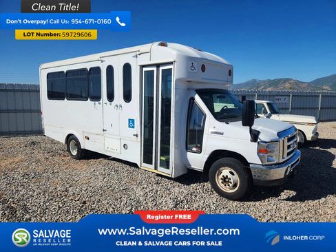 Used 2017 Ford E-450 and Econoline 450 Super Duty w/ Shuttle Bus Prep Package RWD image 5