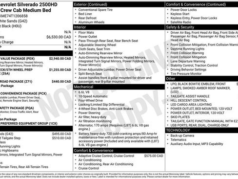 New 2026 Chevrolet Silverado 2500 Custom w/ Custom Value Package AWD/4WD image 32