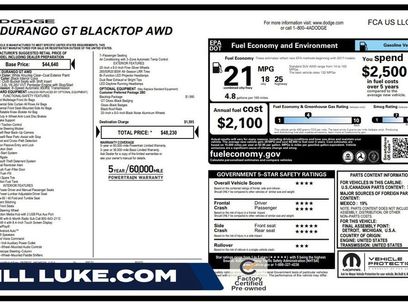 Used 2023 Dodge Durango GT w/ Blacktop Package