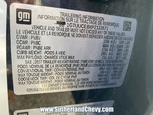 Used 2023 GMC Sierra 1500 Elevation image 50