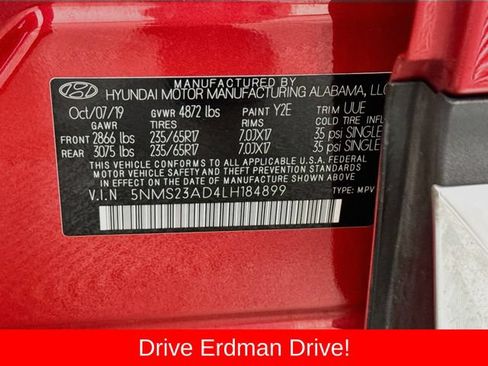 Used 2020 Hyundai Santa Fe SE FWD image 31