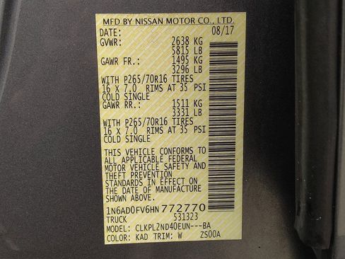 Used 2017 Nissan Frontier SV image 33