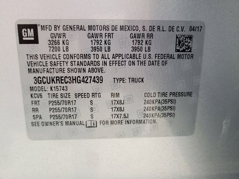 Used 2017 Chevrolet Silverado 1500 LT w/ LT Fleet Plus Package AWD/4WD image 33