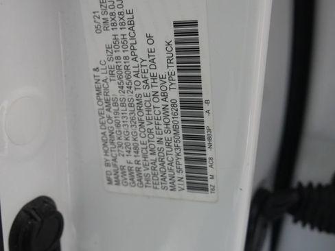 Certified 2021 Honda Ridgeline RTL image 17