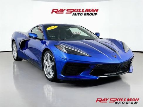 Used 2021 Chevrolet Corvette Stingray Preferred Cpe w/ Battery Protection Package RWD image 1
