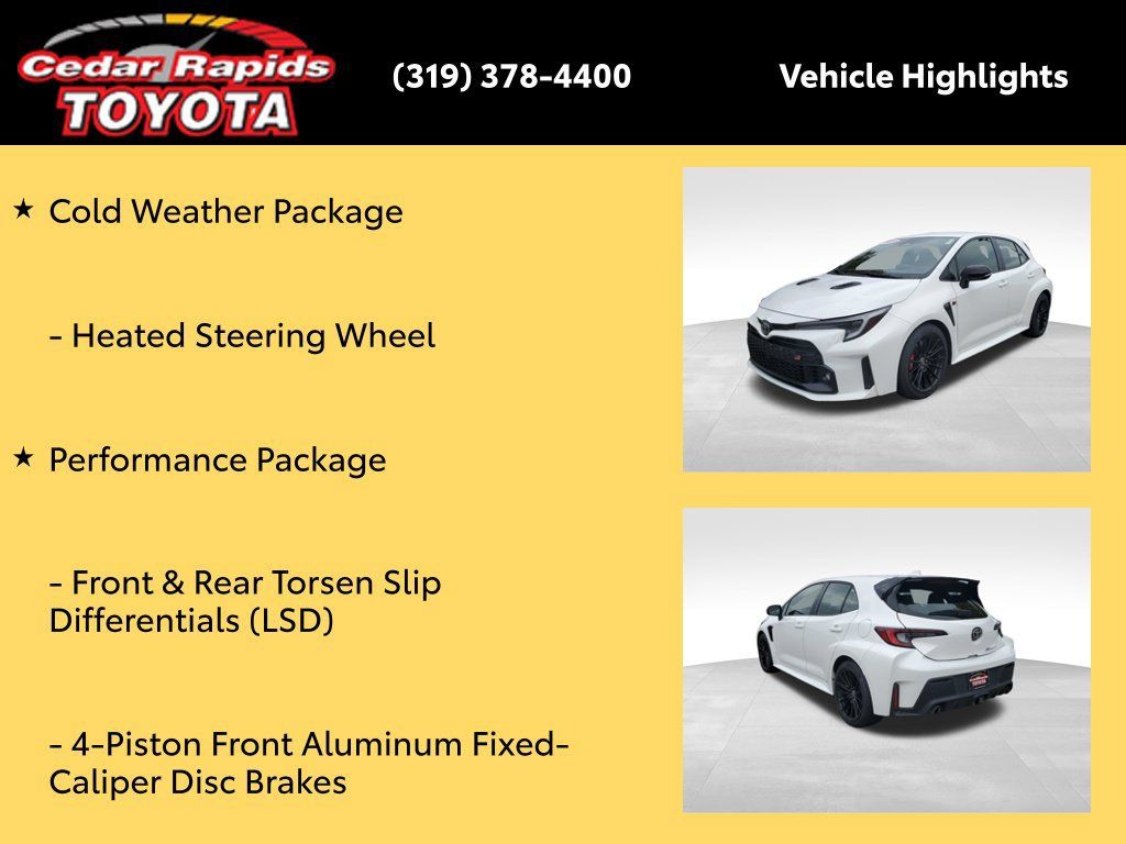 Certified 2023 Toyota Corolla GR w/ Performance Package AWD/4WD image 25