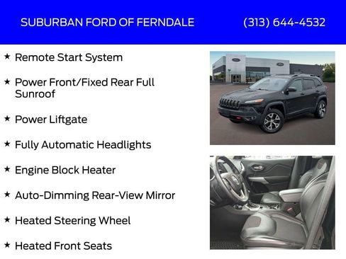 Used 2018 Jeep Cherokee Trailhawk w/ Comfort/Convenience Group image 17