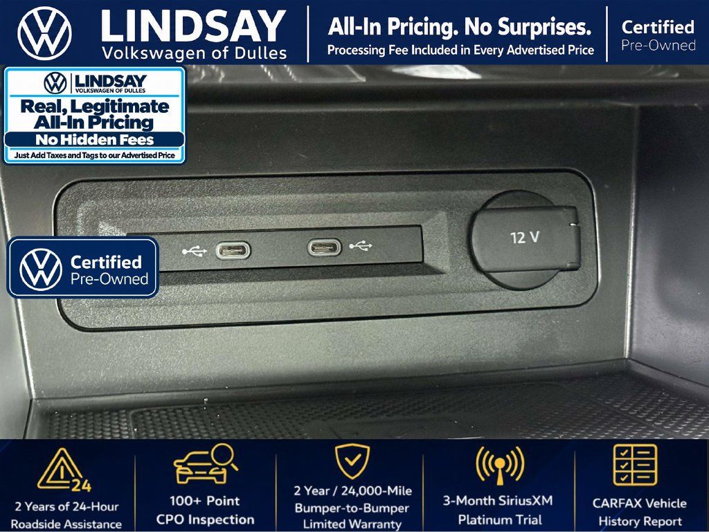 Certified 2023 Volkswagen Atlas SE w/ Panoramic Sunroof Package AWD/4WD image 21