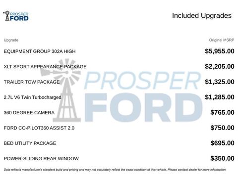 Used 2023 Ford F150 XLT w/ Equipment Group 302A High image 3