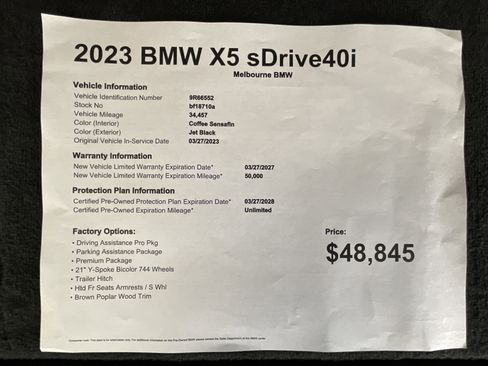 Certified 2023 BMW X5 sDrive40i image 36