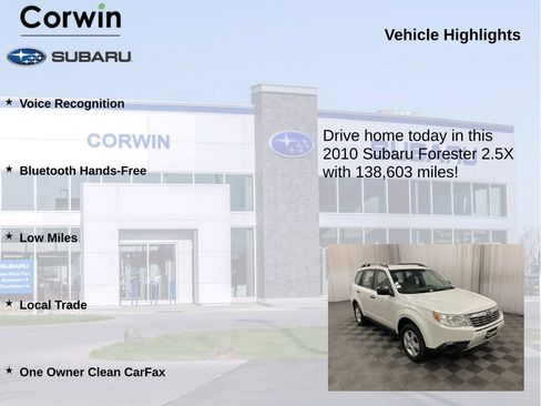 Used 2010 Subaru Forester 2.5X AWD/4WD image 6